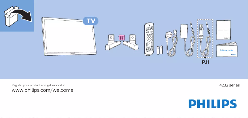 Image de la première page du manuel de l'appareil 4200 series 22PFS4232