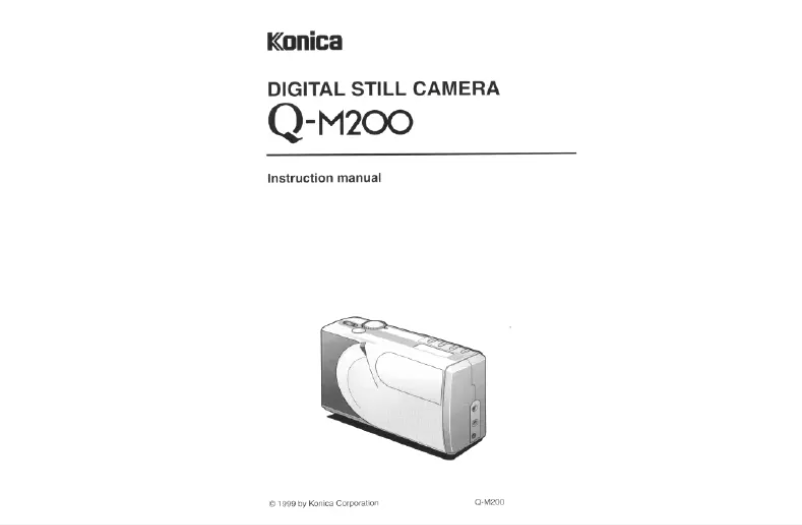 Page n°1 - Manuel utilisateur Konica Minolta Q-M200