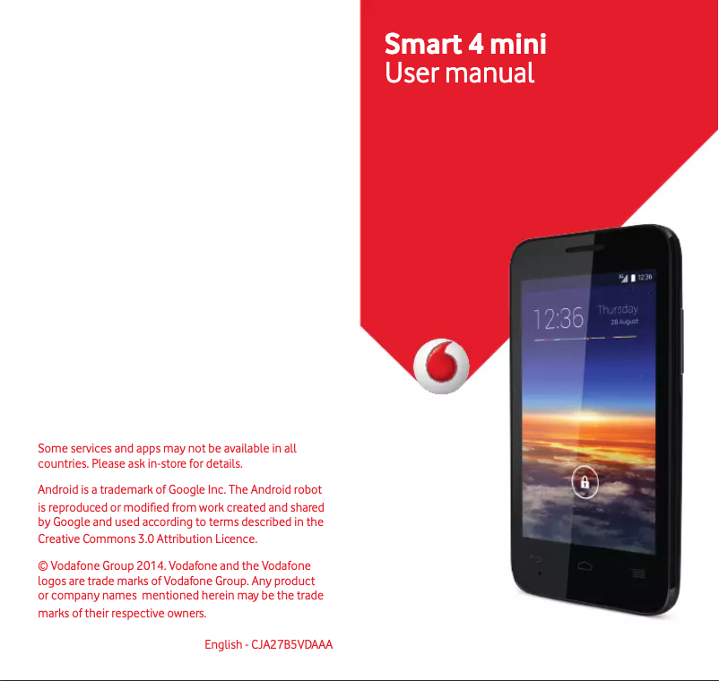 Image de la première page du manuel de l'appareil Smart 4 Mini