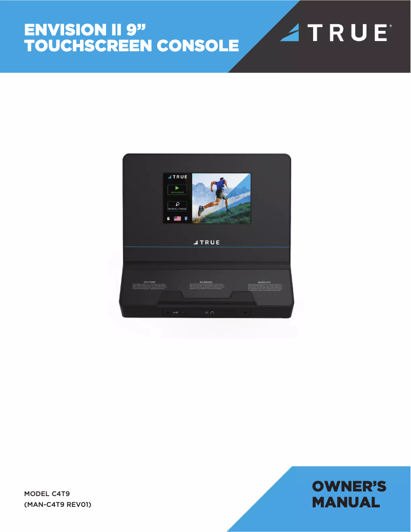 Page 1 de la notice Manuel utilisateur True C4T9