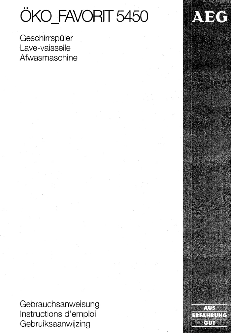 Imagen de la primera página del manual del dispositivo Favorit 5450