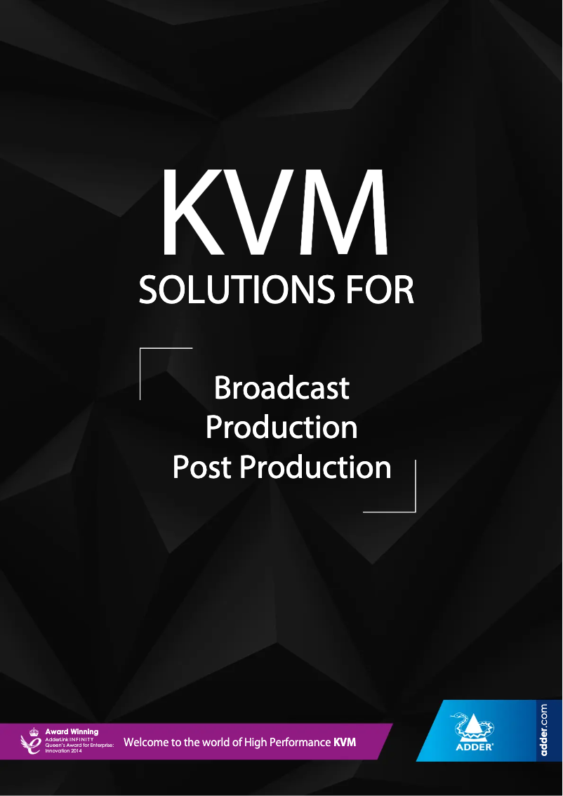 Página 1 del manual Manual de usuario Adder INFINITY Dual 2112T