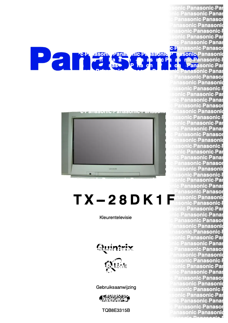 Imagen de la primera página del manual del dispositivo TX-28DK1F