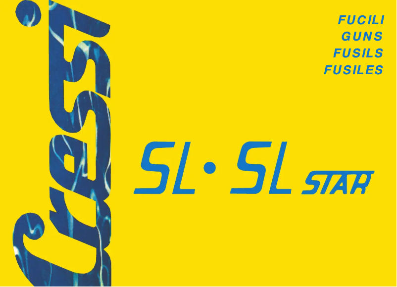 Page n°1 - Manuel utilisateur Cressi SL Star
