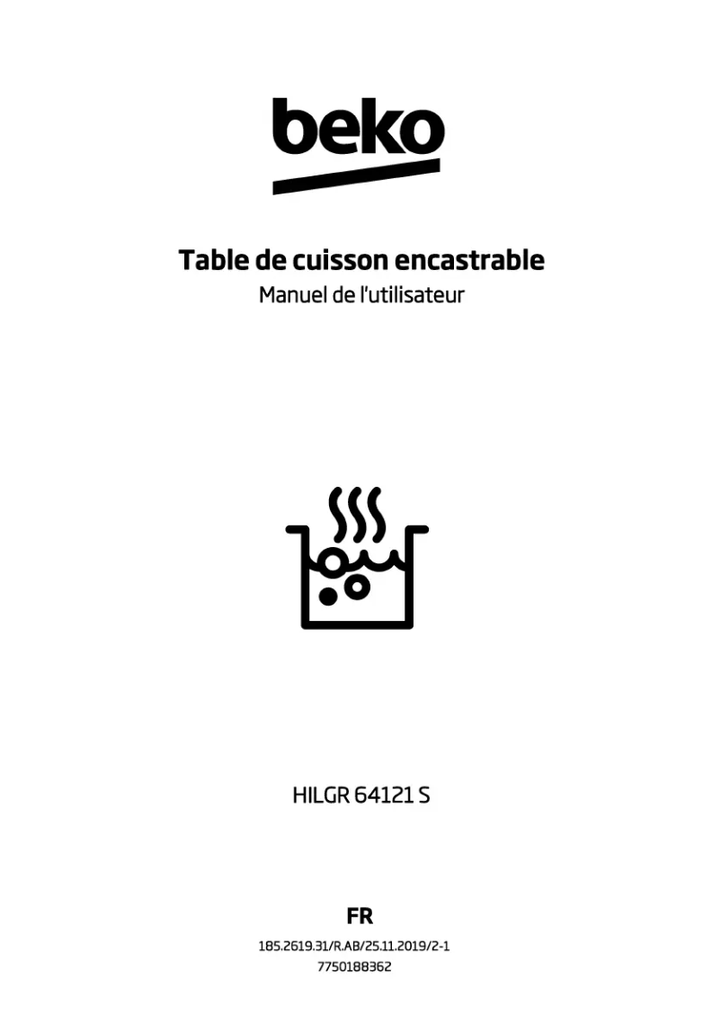 Image de la première page du manuel de l'appareil HILGR 64121 S