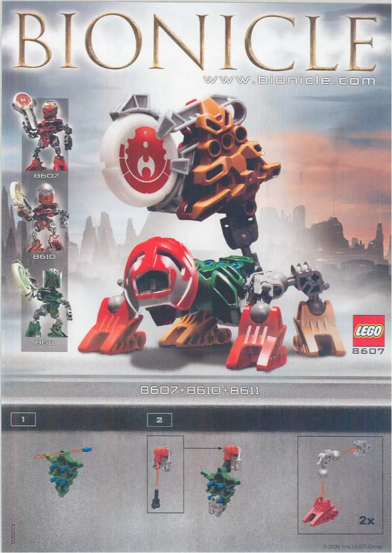 Página 1 del manual Manual de usuario Lego Matoran/Kanoka Co-Pack C