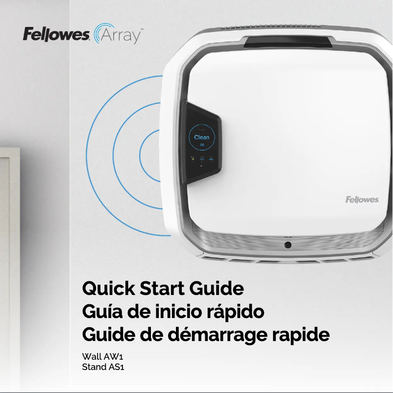Page n°1 - Guide de démarrage rapide Fellowes Array Stand AS1