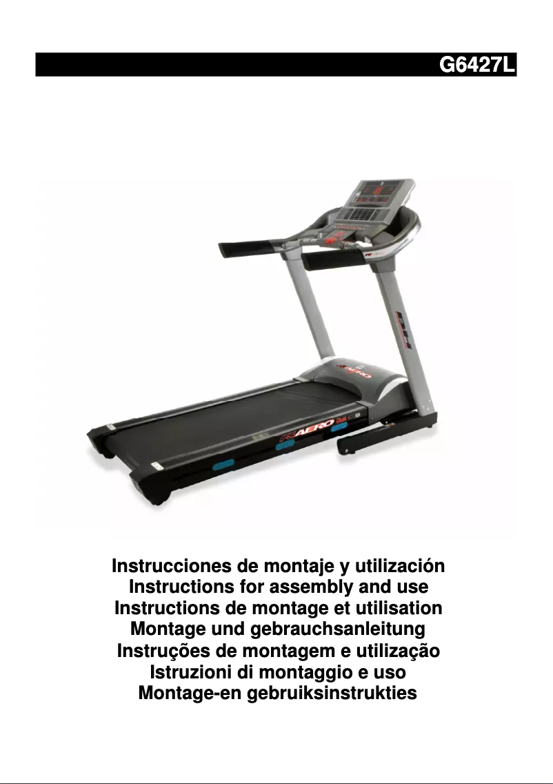 Page 1 of the manual User Manual BH Fitness G6427LW