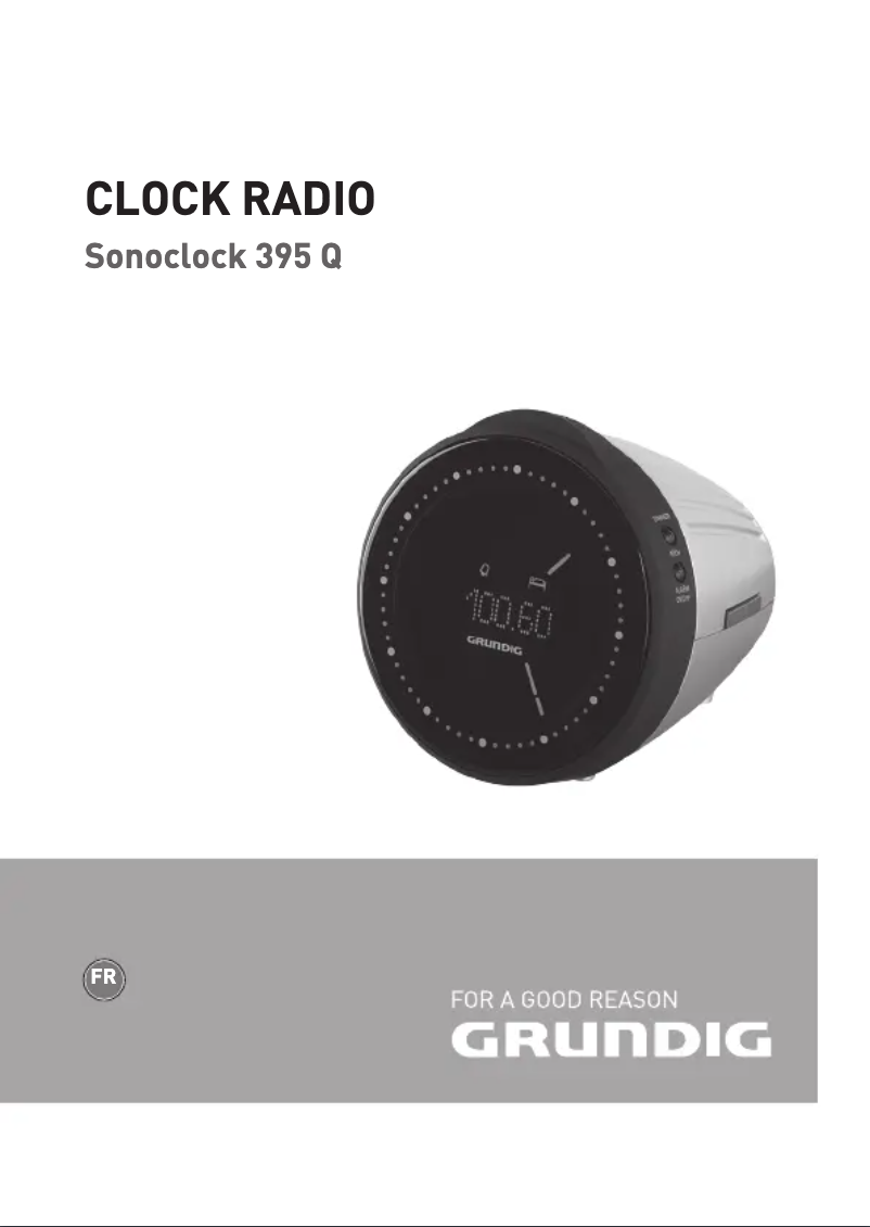 Image de la première page du manuel de l'appareil Sonoclock 395 Q