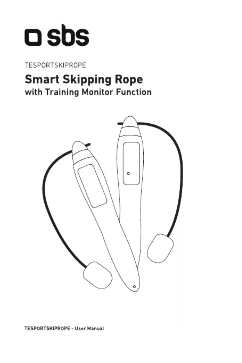 Page 1 de la notice Manuel utilisateur SBS Smart Skipping Rope