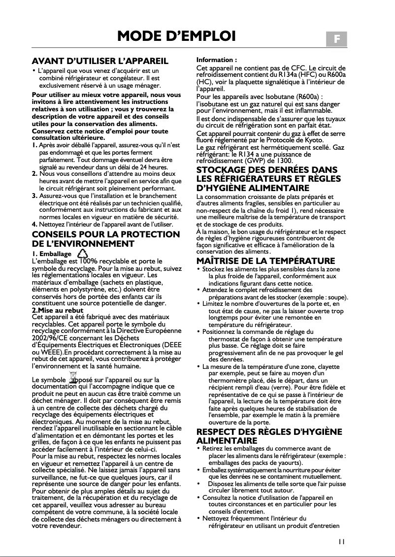 Imagen de la primera página del manual del dispositivo ARC 5574/2 IS