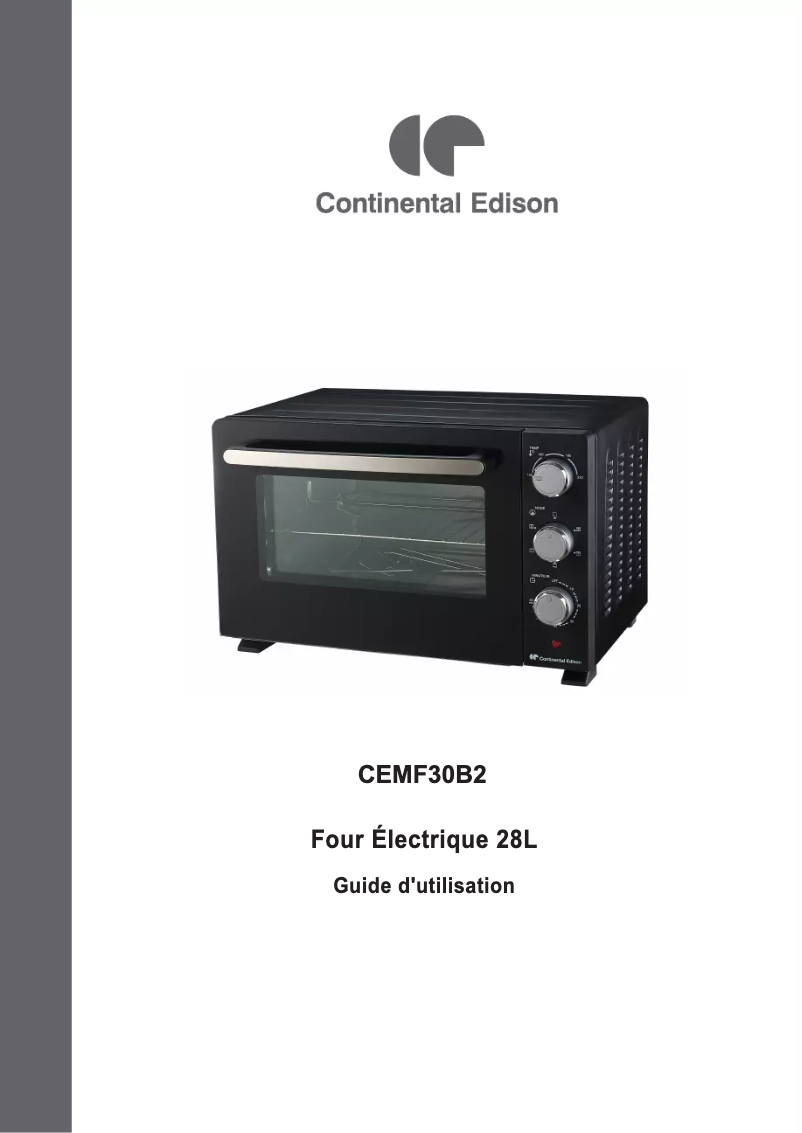 Image de la première page du manuel de l'appareil CEMF30B2