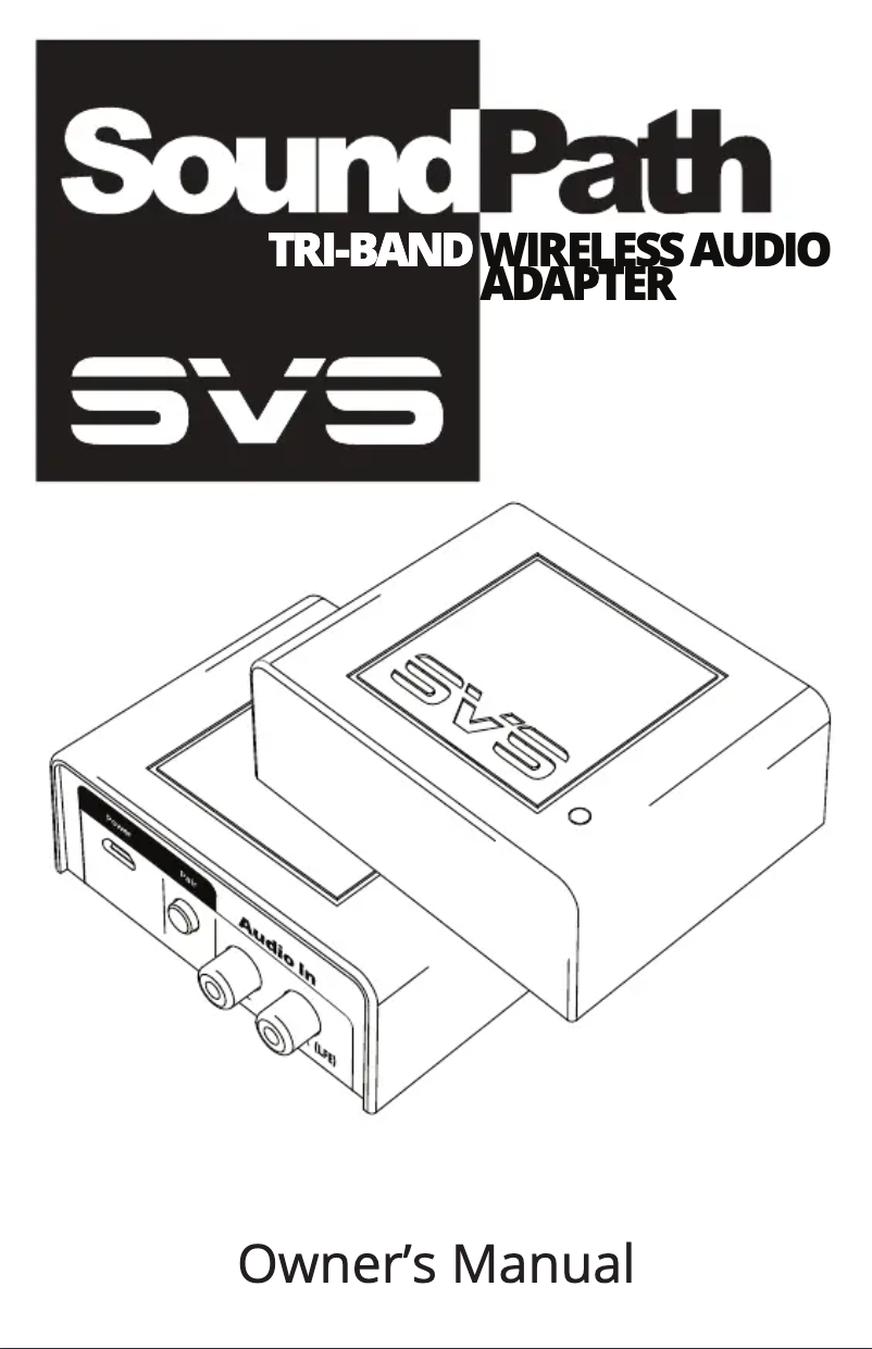 Page n°1 - Manuel utilisateur SVS SoundPath Tri-Band