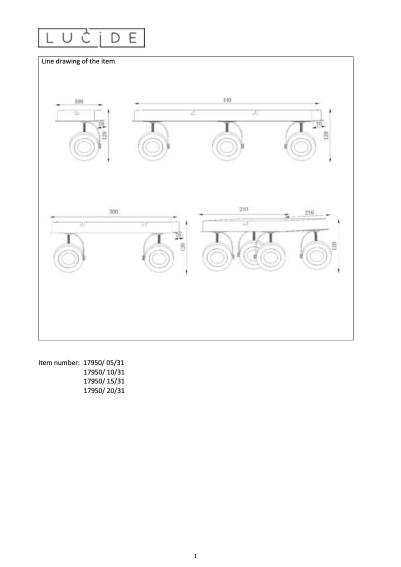 Image de la première page du manuel de l'appareil Teres-LED