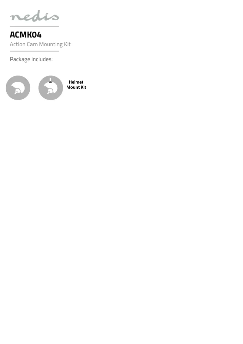 Page 1 de la notice Manuel utilisateur Nedis ACMK04