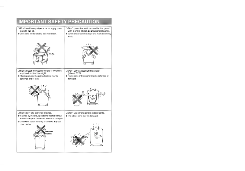 Page 1 de la notice Manuel utilisateur LG WF-971TB