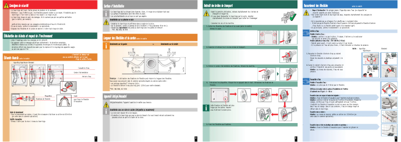 Page 1 de la notice Guide d'installation Bosch WLO24160FF