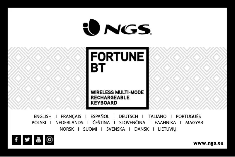 Página 1 del manual Manual de usuario NGS Fortune BT