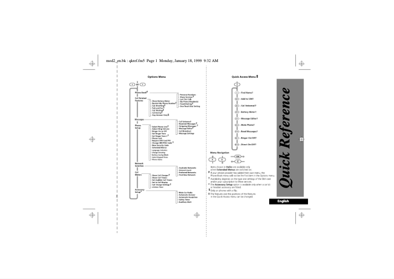 Page 1 de la notice Manuel utilisateur Motorola M3788