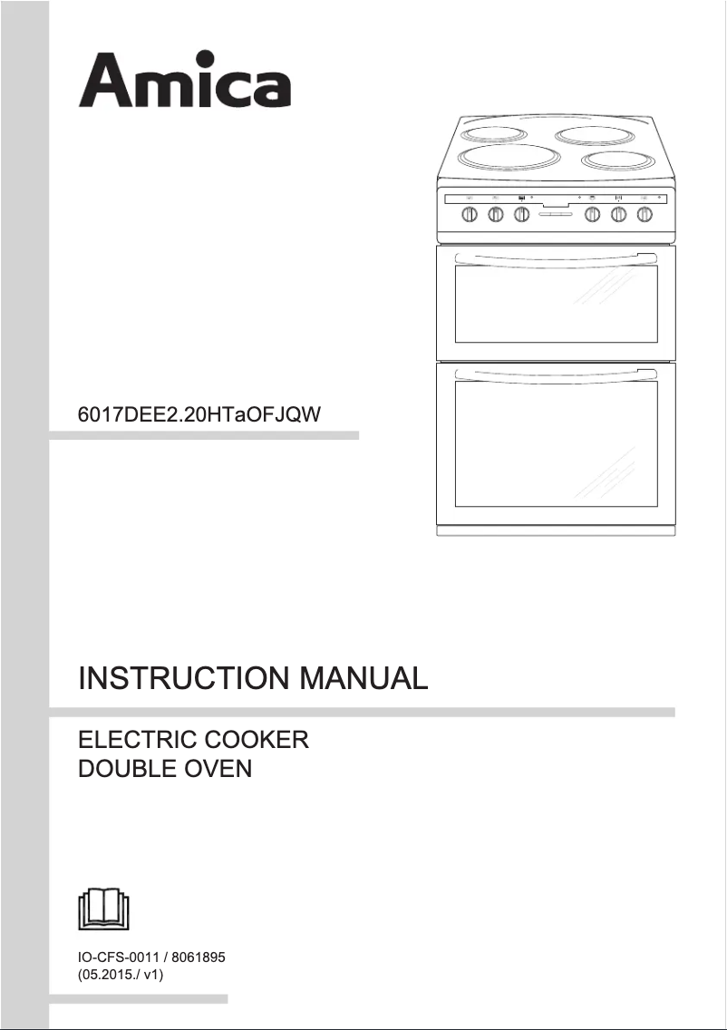 Page 1 de la notice Manuel utilisateur Amica 608DEE2TA