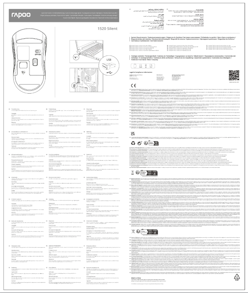Image de la première page du manuel de l'appareil 1520 Silent