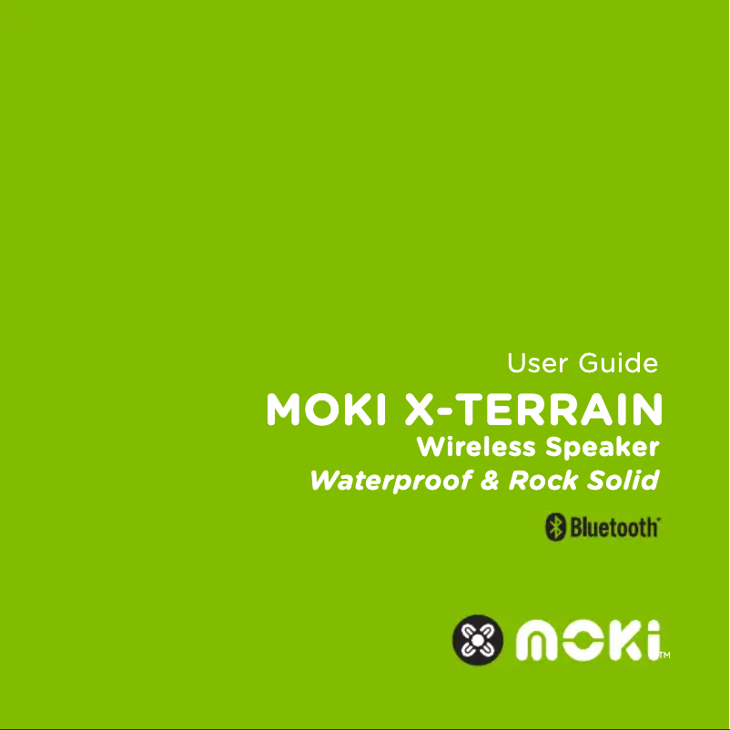 Image de la première page du manuel de l'appareil X-TERRAIN