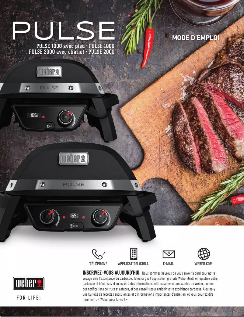 Image de la première page du manuel de l'appareil Pulse 1000