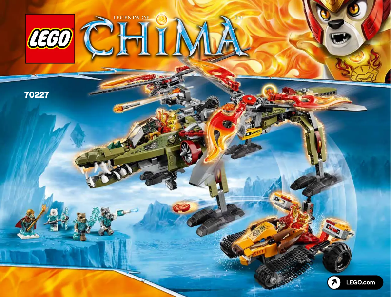 Page n°1 - Manuel utilisateur Lego Chima 70227