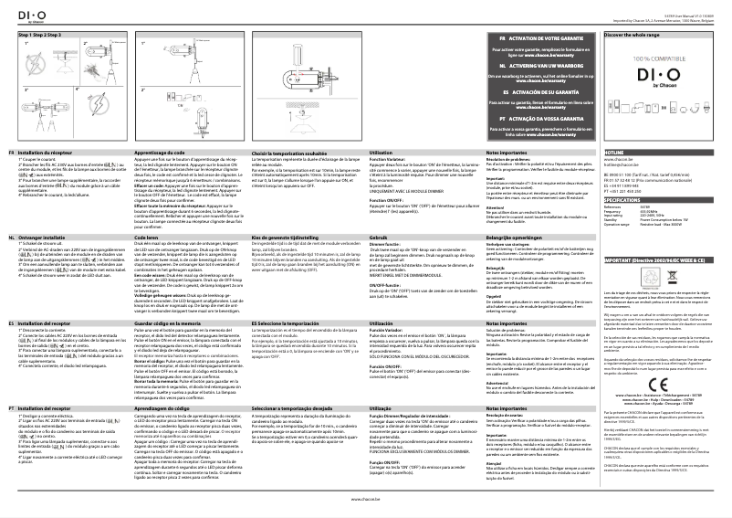 Image de la première page du manuel de l'appareil 54789