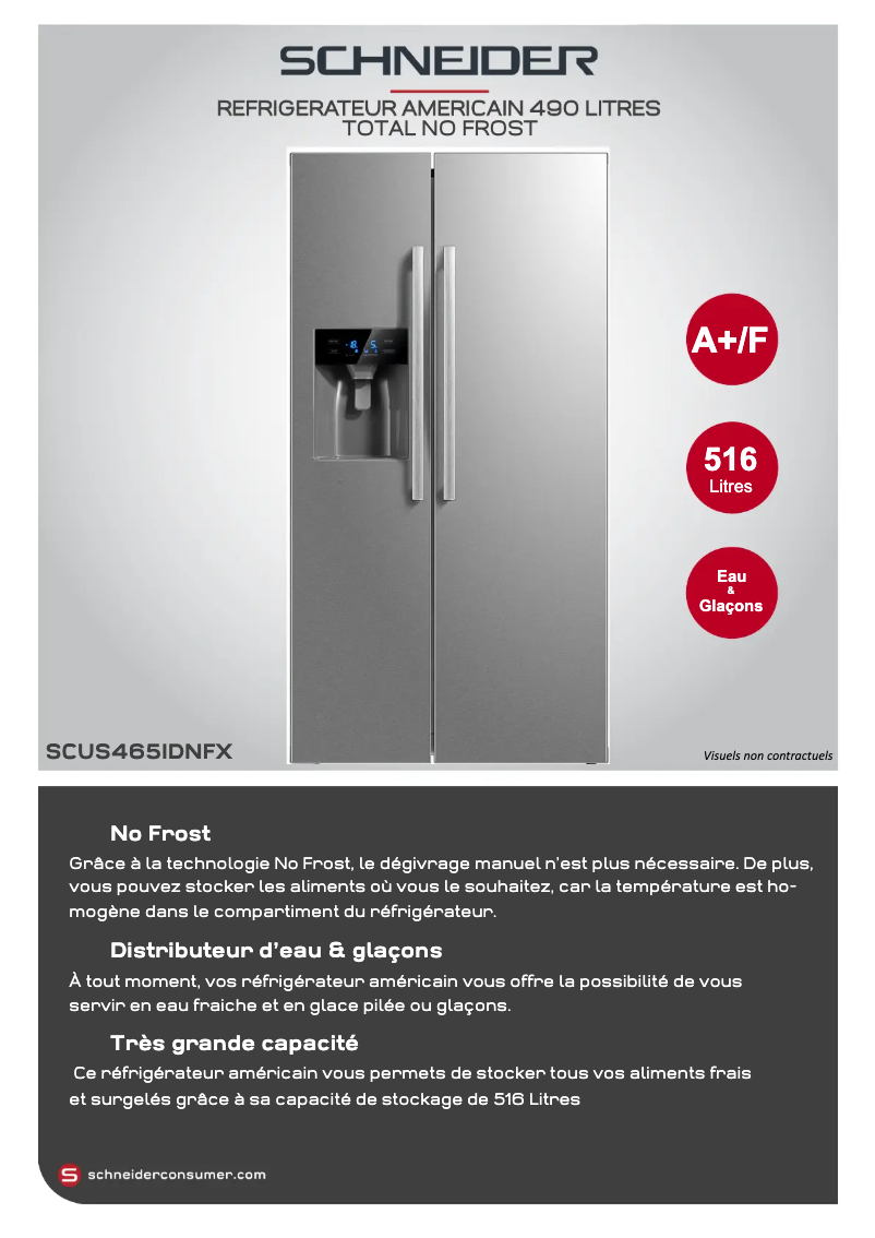 Image de la première page du manuel de l'appareil SCUS465IDNFX