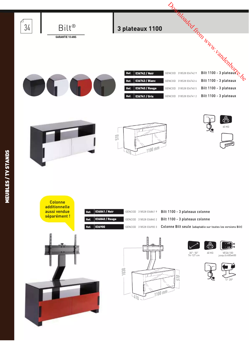 Page 1 de la notice Manuel utilisateur Erard Bilt 36742