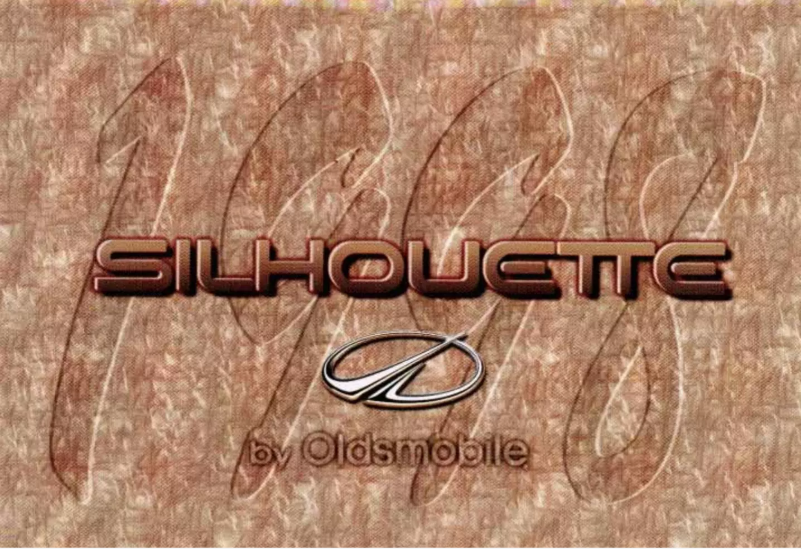 Page n°1 - Manuel utilisateur Oldsmobile Silhouette (1998)