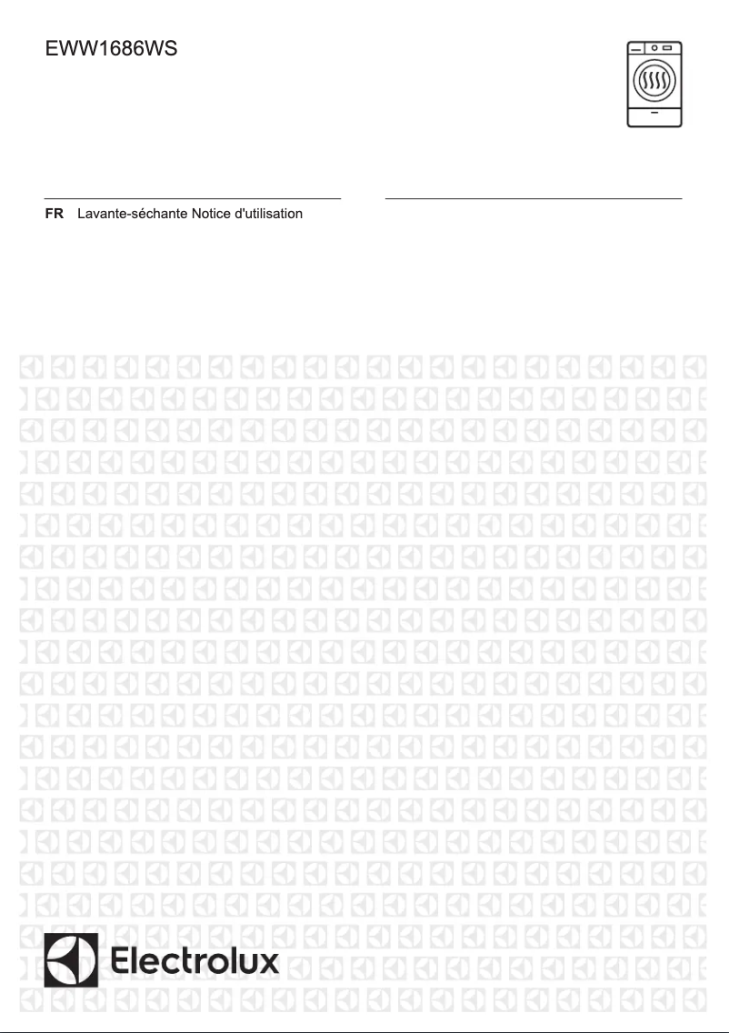 Page 1 de la notice Manuel utilisateur Electrolux EWW1686WS