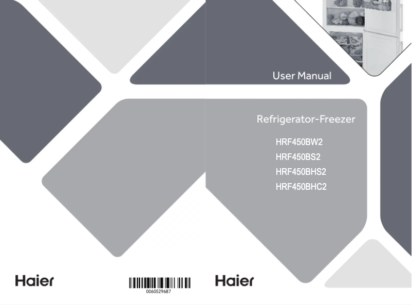Página 1 del manual Manual de usuario Haier HRF450BHS2