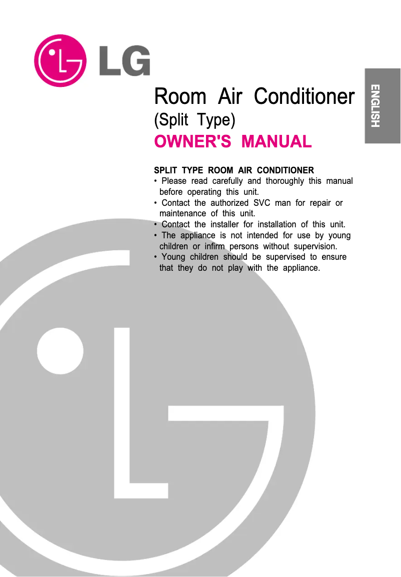 Image de la première page du manuel de l'appareil TSNC092YDA0