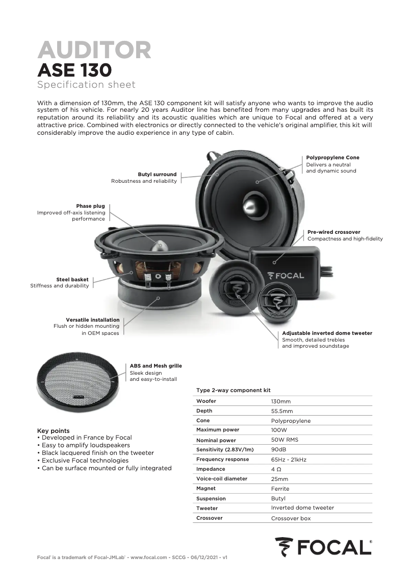 Image de la première page du manuel de l'appareil ASE 130