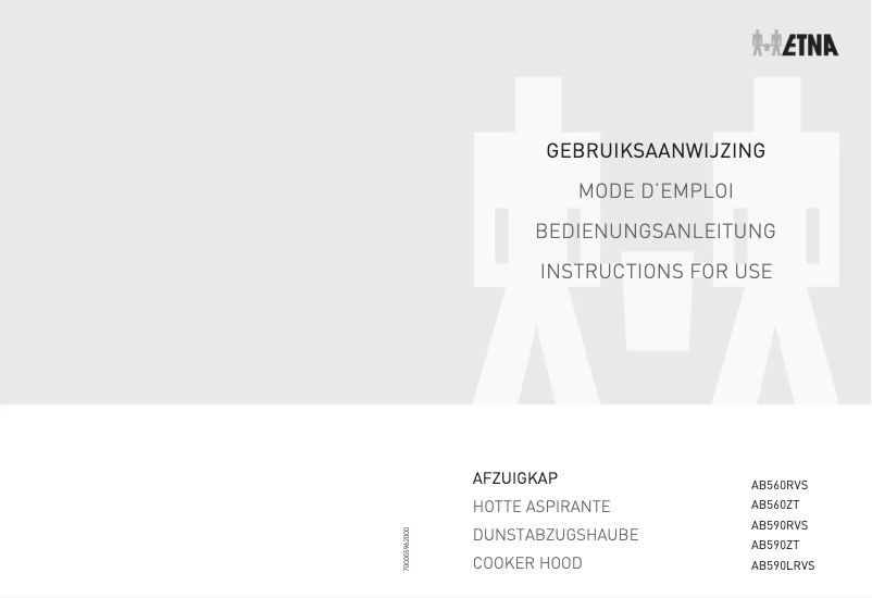 Image de la première page du manuel de l'appareil AB590ZT