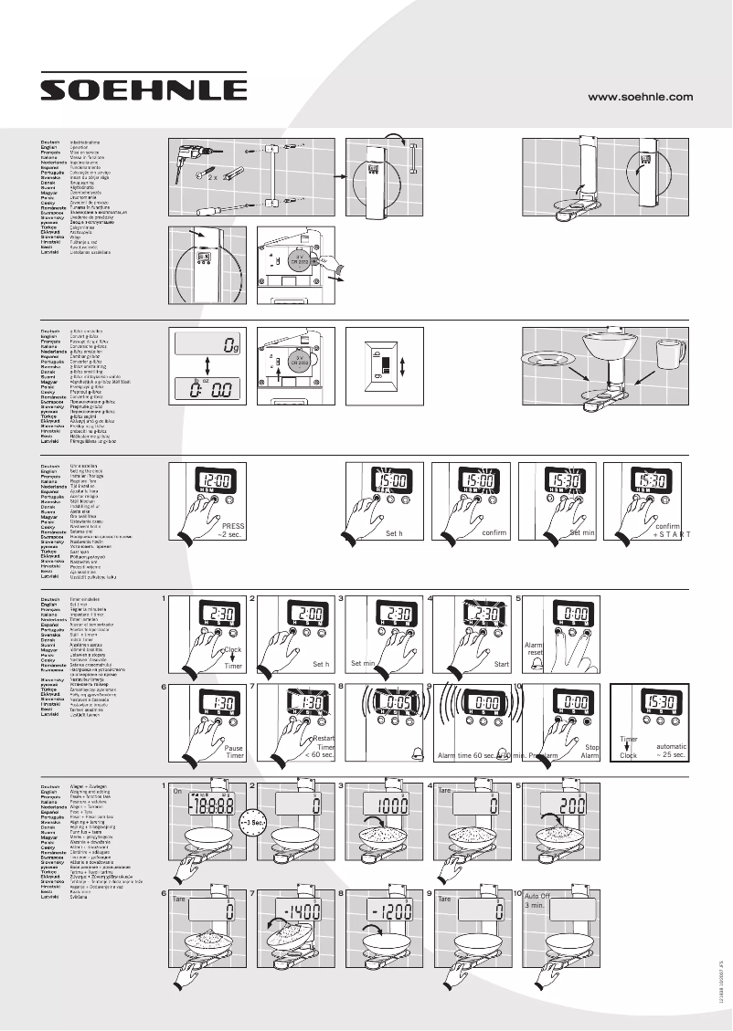 Image de la première page du manuel de l'appareil Pronto 65842