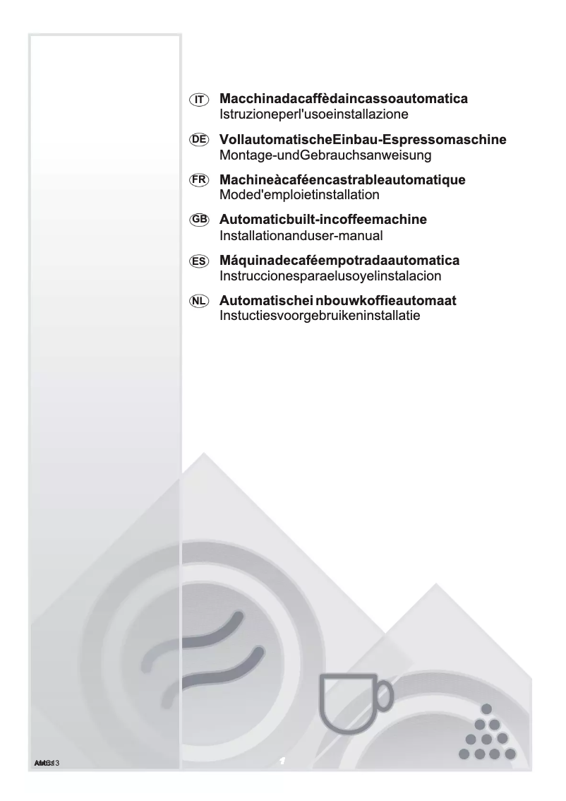 Page n°1 - Manuel utilisateur Ariston Thermo MCA 10