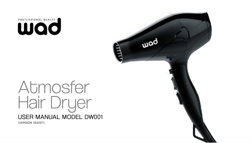 Imagen de la primera página del manual del dispositivo Atmosfer