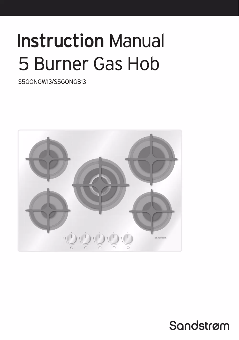 Página 1 del manual Manual de usuario Sandstrøm S5GONGB13