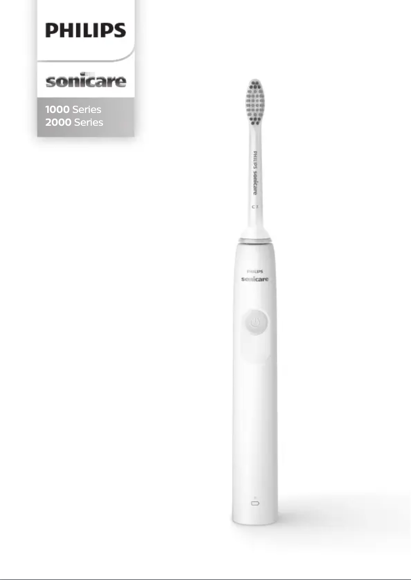 First page image of the manual for Sonicare 2100 Series HX3651