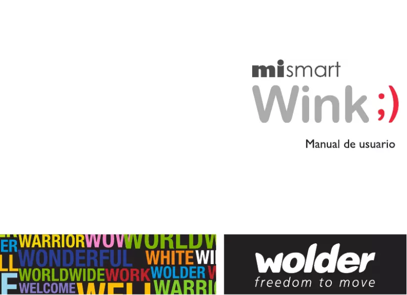Page n°1 - Manuel utilisateur Wolder Mismart Wink