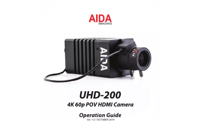 Image de la première page du manuel de l'appareil UHD-200