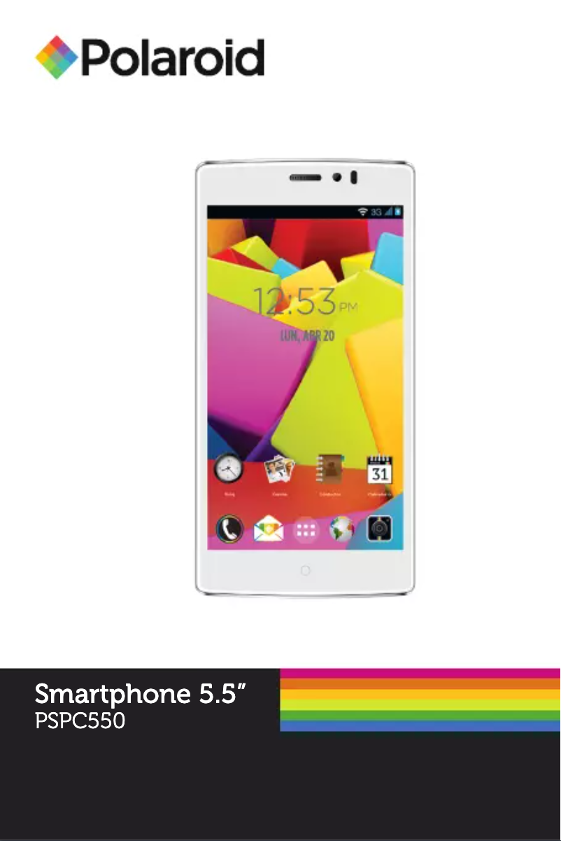Image de la première page du manuel de l'appareil PSPC550