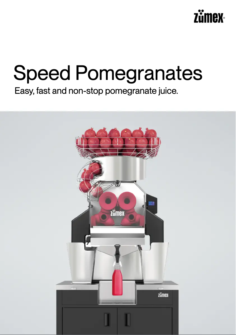 Image de la première page du manuel de l'appareil Speed Pomegranates