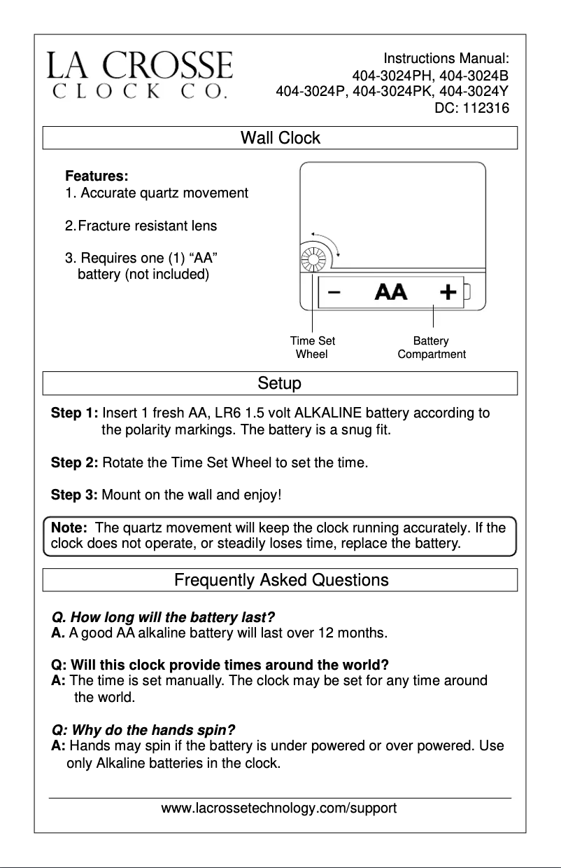 Image de la première page du manuel de l'appareil 404-3024Y