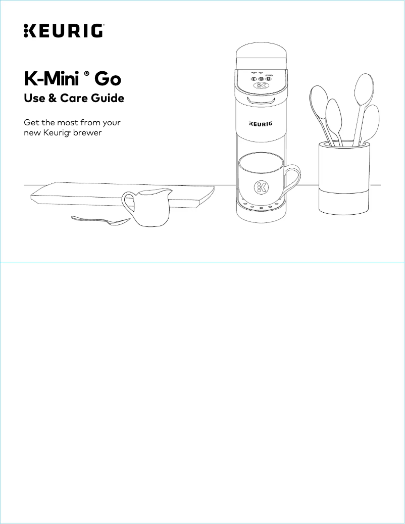 Page n°1 - Manuel utilisateur Keurig K-Mini Go