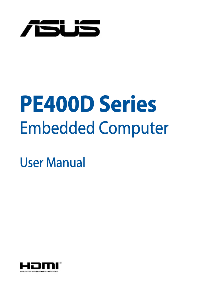 Page 1 de la notice Manuel utilisateur Asus PE400D