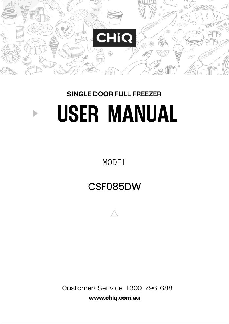 Page 1 de la notice Manuel utilisateur CHiQ CSF085DW